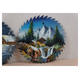 *3* Hand Painted Circular Saw Blades