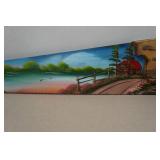 Hand Painted Saw