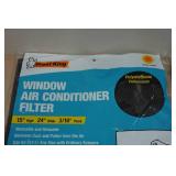 *2* Frost King Window Air Conditioner Filters - 15"x24"x3/16"