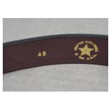 Boston Leather Belt - Size 48