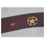 Boston Leather Belt - Size 50