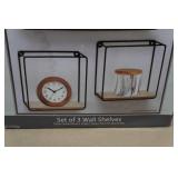 Set of 3 Wall Shelves