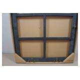 Decorative Window Panel with Hooks