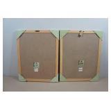 Set of 2 Floral Wall Art