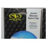 *3* Junior Swim Caps and Sauna Suit