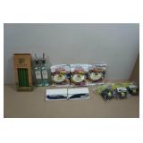 Assorted Kitchen - Oil Bottles, Glass Straws, Wine Openers