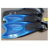 Cressi Adult Rondine Palau Fin Snorkel Set - Fin Size M/L