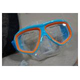 Cressi Blulove Kids Snorkel Set - Fin Size L/XL