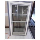 White Double Hung Window