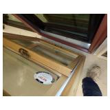 Cream Double Hung Window