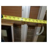 Light Grey Sliding Patio Door