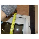 Light Grey Sliding Patio Door