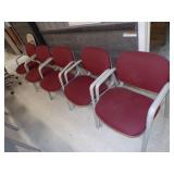 5 Red Chairs