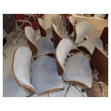 9 Gray Chairs