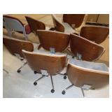 9 Gray Chairs