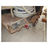 Insulation Blowers with Hose and Trailer