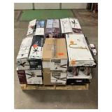 Massive Pallet of Brand Name Misc Faucets, Showers, Fixtures, Towel Bars, Bathroom Fans, Ceiling Fans, Lights, and More (Parts Only) (Great for eBay Sellers)