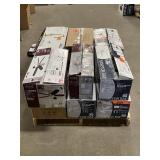 Massive Pallet of Brand Name Misc Faucets, Showers, Fixtures, Towel Bars, Bathroom Fans, Ceiling Fans, Lights, and More (Parts Only) (Great for eBay Sellers)