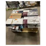 Massive Pallet of Brand Name Misc Faucets, Showers, Fixtures, Towel Bars, Bathroom Fans, Ceiling Fans, Lights, and More (Parts Only) (Great for eBay Sellers)