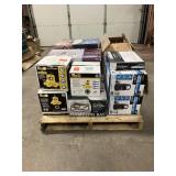 Massive Pallet of Brand Name Misc Faucets, Showers, Fixtures, Towel Bars, Bathroom Fans, Ceiling Fans, Lights, and More (Parts Only) (Great for eBay Sellers)