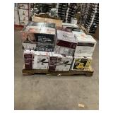 Massive Pallet of Brand Name Misc Faucets, Showers, Fixtures, Towel Bars, Bathroom Fans, Ceiling Fans, Lights, and More (Parts Only) (Great for eBay Sellers)