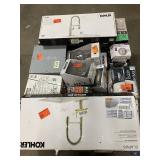 Massive Pallet of Brand Name Misc Faucets, Showers, Fixtures, Towel Bars, Bathroom Fans, Ceiling Fans, Lights, and More (Parts Only) (Great for eBay Sellers)