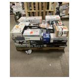 Massive Pallet of Brand Name Misc Faucets, Showers, Fixtures, Towel Bars, Bathroom Fans, Ceiling Fans, Lights, and More (Parts Only) (Great for eBay Sellers)