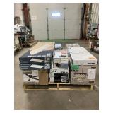 Massive Pallet of Brand Name Misc Faucets, Showers, Fixtures, Towel Bars, Bathroom Fans, Ceiling Fans, Lights, and More (Parts Only) (Great for eBay Sellers)