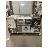 Massive Pallet of Brand Name Misc Faucets, Showers, Fixtures, Towel Bars, Bathroom Fans, Ceiling Fans, Lights, and More (Parts Only) (Great for eBay Sellers)