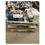 Massive Pallet of Brand Name Misc Faucets, Showers, Fixtures, Towel Bars, Bathroom Fans, Ceiling Fans, Lights, and More (Parts Only) (Great for eBay Sellers)