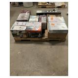 Massive Pallet of Brand Name Misc Faucets, Showers, Fixtures, Towel Bars, Bathroom Fans, Ceiling Fans, Lights, and More (Parts Only) (Great for eBay Sellers)