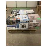 Massive Pallet of Brand Name Misc Faucets, Showers, Fixtures, Towel Bars, Bathroom Fans, Ceiling Fans, Lights, and More (Parts Only) (Great for eBay Sellers)