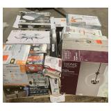 Massive Pallet of Brand Name Misc Faucets, Showers, Fixtures, Towel Bars, Bathroom Fans, Ceiling Fans, Lights, and More (Parts Only) (Great for eBay Sellers)