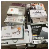 Massive Pallet of Brand Name Misc Faucets, Showers, Fixtures, Towel Bars, Bathroom Fans, Ceiling Fans, Lights, and More (Parts Only) (Great for eBay Sellers)