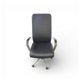 Chrome Black Task Chair