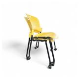 2 Herman Miller Caper Chairs On Wheels-Yellow Retail at $320 Each