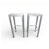 2  Metal Stools Retails new for $299