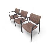 Lot of 3 Herman Miller Aside Stacking Chairs