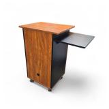 Mobile Podium with Drawers and Keys