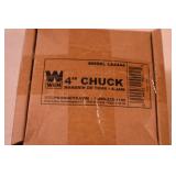 WEN LA4444 4-Inch 4-Jaw Self-Centering Lathe Chuck Set with 1-Inch x 8TPI Thread