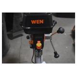 WEN 4214T 5-Amp 12-Inch Variable Speed Cast Iron Benchtop Drill Press with Laser and Work Light