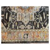 Andorra Oriental Area Rug - 7ft11in x 11ft3in - Polypropylene/Nylon Blend, Machine-Woven