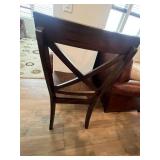 Thomas Cole Travers Mango Trestle Table with Leaves, Emerson Bench & Picardy II Chairs (4) - Retails $1,600