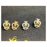 Purdue University Gold-Tone Charm Pendant Collection with Chain