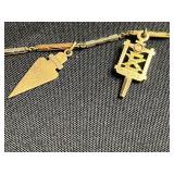 Purdue University Gold-Tone Charm Pendant Collection with Chain