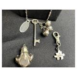 10-14K Gold-Filled Necklace, Earrings Stamped Mexico, Gold Tone Necklace, Pendants & Other Misc Pieces