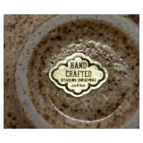 Otagiri Hand-Crafted Stoneware Teapot & 6 Handle-less Cups