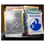 Large Selection of Vintage Sheet Music – 3 Totes Included