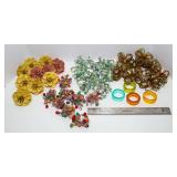 Five Sets of Colorful Napkin Rings