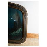 “Christ on the Mount of Olives” Framed Vintage Artwork